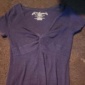 L.A. Blues Navy Short Sleeve Twist Tee